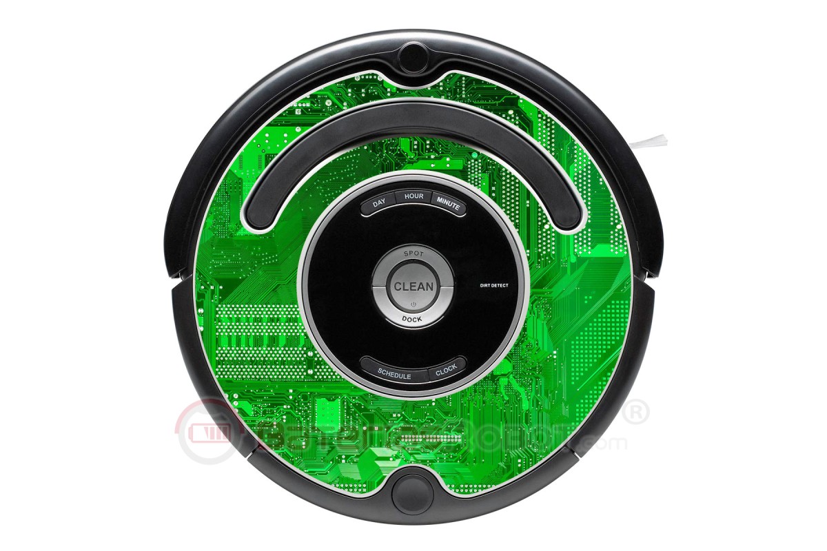 Macchina interna. Vinile decorativo per Roomba - Serie 500 600