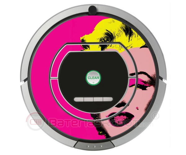 POP-ART. Vinilo decorativo para Roomba iRobot - Serie 700.