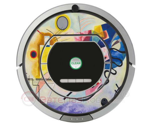 Kandinsky Abstract 1. Vinyl for Roomba iRobot - Serie 700